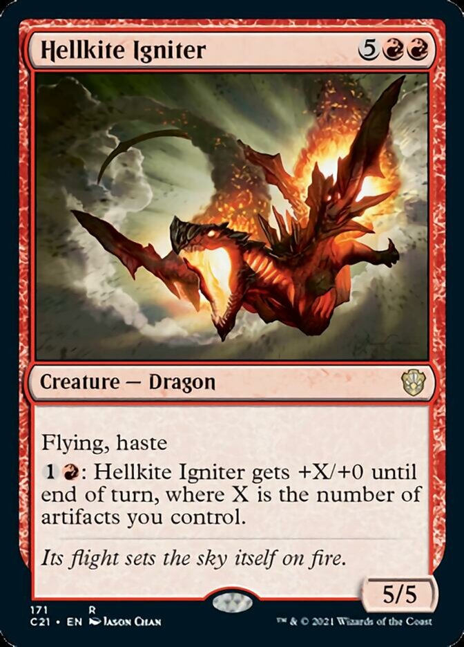 Hellkite Igniter [Commander 2021] | Game Master's Emporium (The New GME)