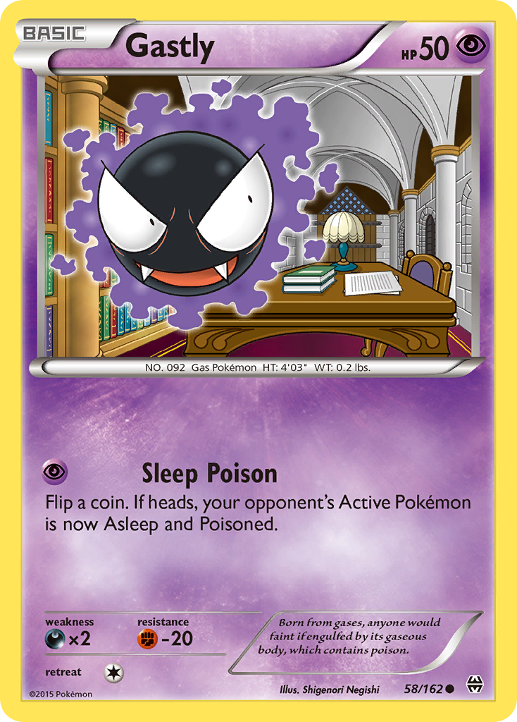 Gastly (58/162) [XY: BREAKthrough] | Game Master's Emporium (The New GME)