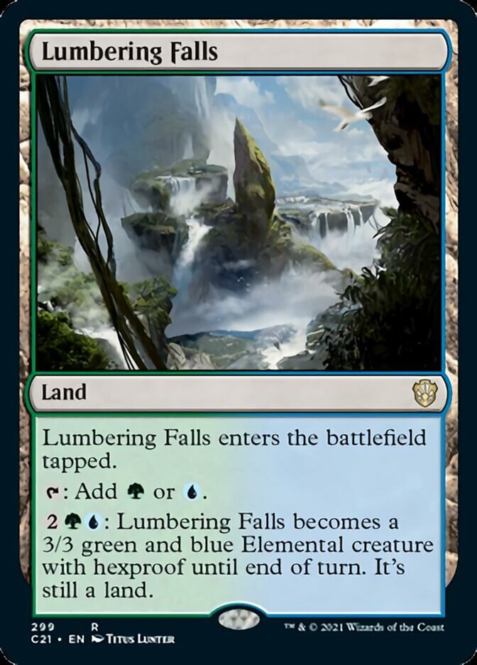 Lumbering Falls [Commander 2021] | Game Master's Emporium (The New GME)