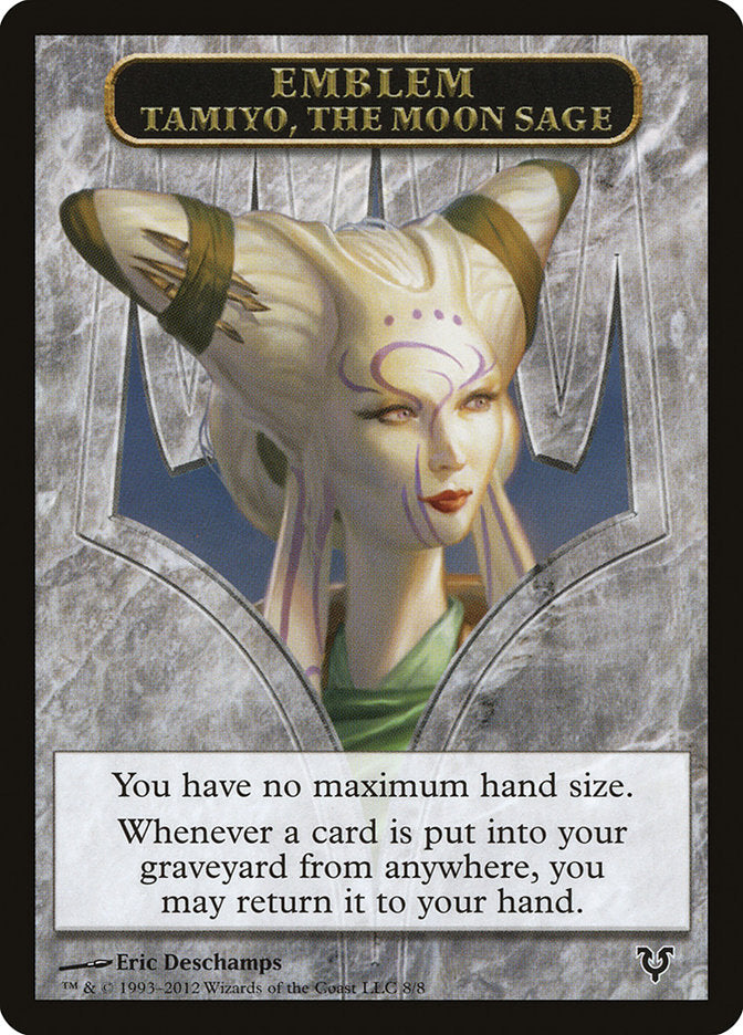 Tamiyo, the Moon Sage Emblem [Avacyn Restored Tokens] | Game Master's Emporium (The New GME)