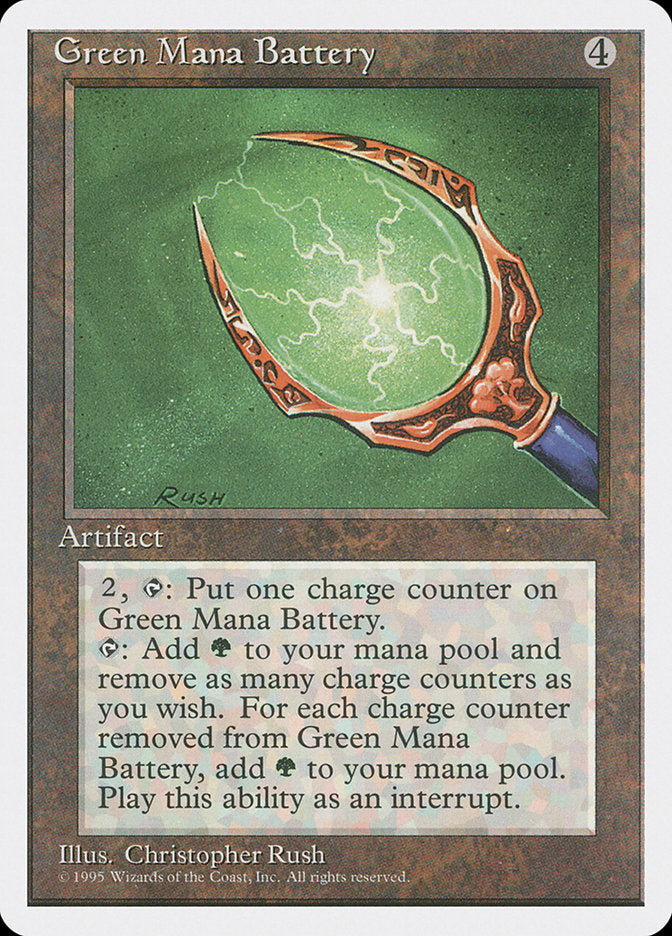 Green Mana Battery [Fourth Edition] | Game Master's Emporium (The New GME)