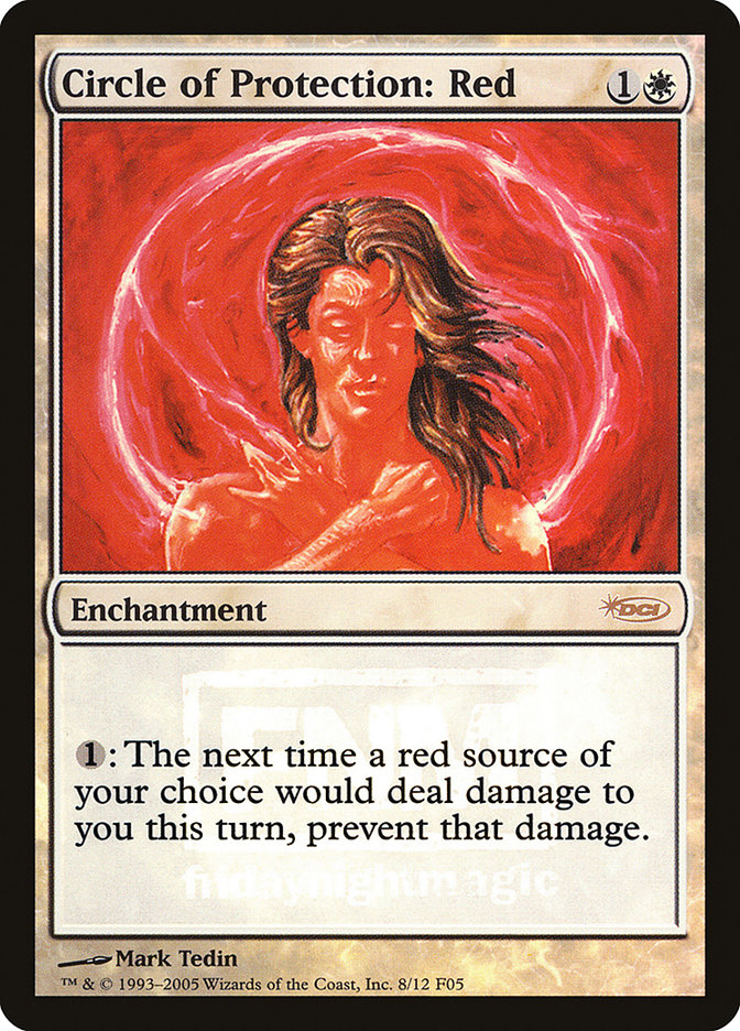 Circle of Protection: Red [Friday Night Magic 2005] | Game Master's Emporium (The New GME)