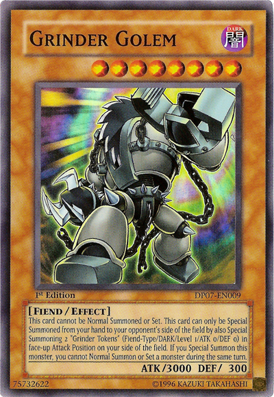 Grinder Golem [DP07-EN009] Super Rare | Game Master's Emporium (The New GME)