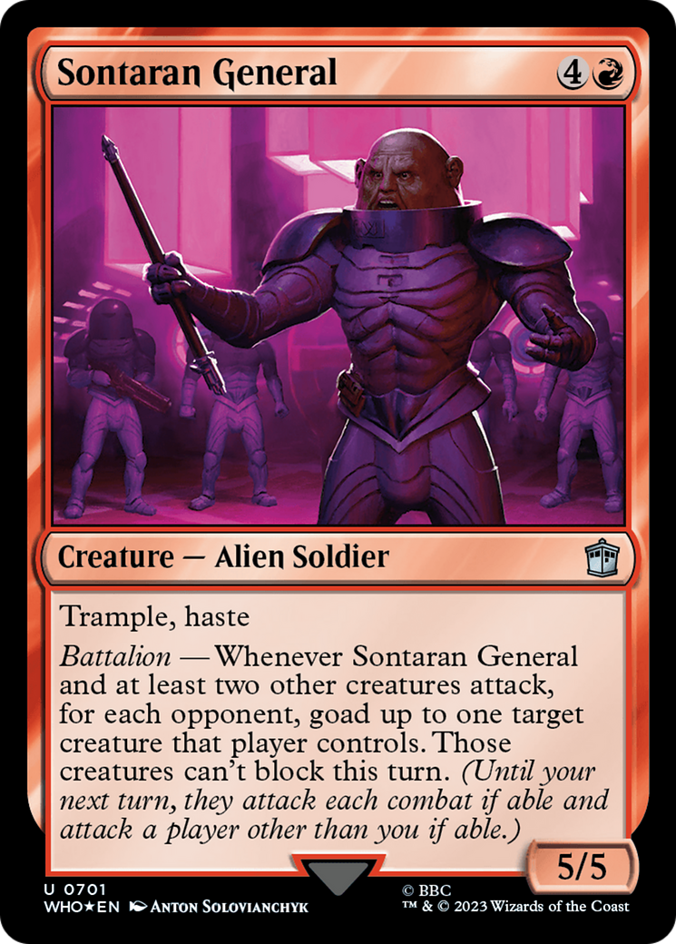 Sontaran General (Surge Foil) [Doctor Who] | Game Master's Emporium (The New GME)