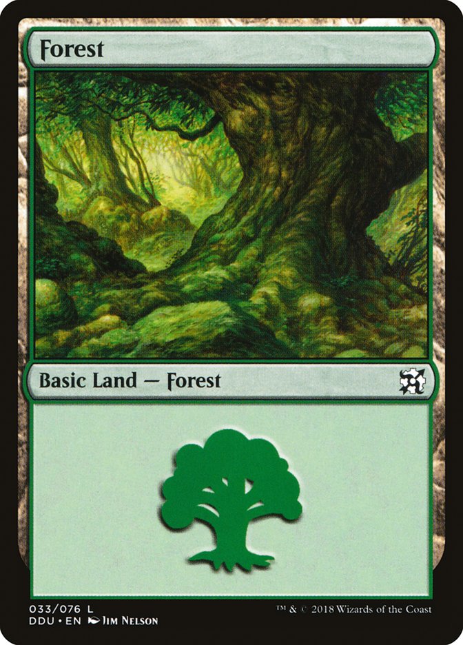 Forest (33) [Duel Decks: Elves vs. Inventors] | Game Master's Emporium (The New GME)