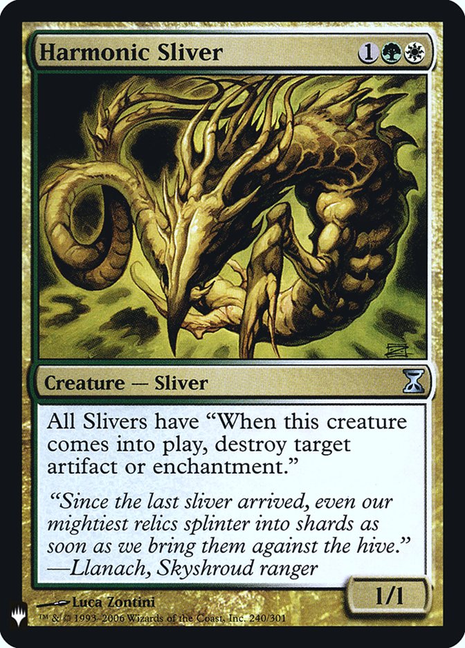 Harmonic Sliver [Mystery Booster] | Game Master's Emporium (The New GME)