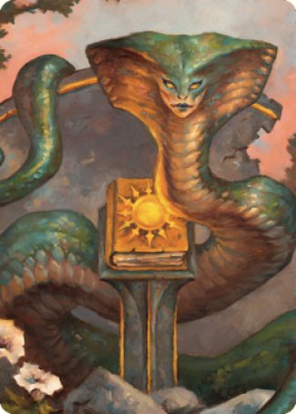 Guardian Naga Art Card [Commander Legends: Battle for Baldur's Gate Art Series] | Game Master's Emporium (The New GME)