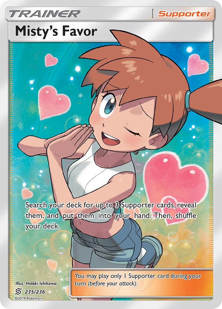Misty's Favor (235/236) [Sun & Moon: Unified Minds] | Game Master's Emporium (The New GME)