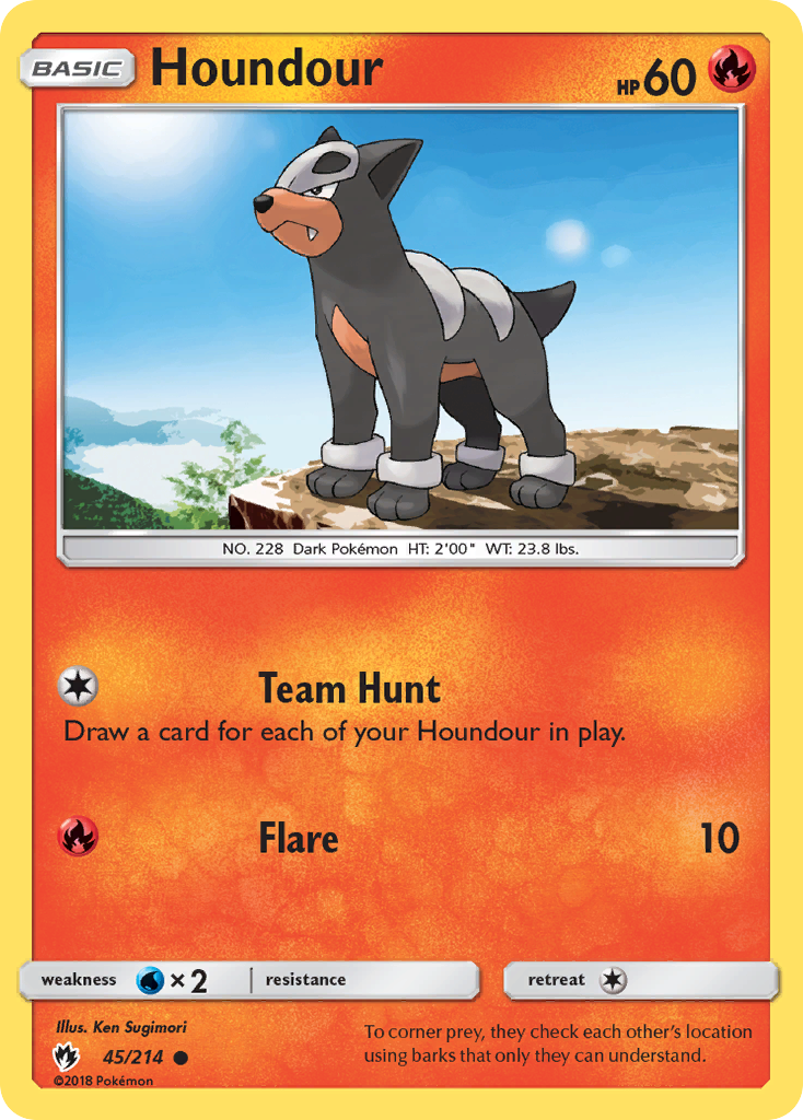 Houndour (45/214) [Sun & Moon: Lost Thunder] | Game Master's Emporium (The New GME)