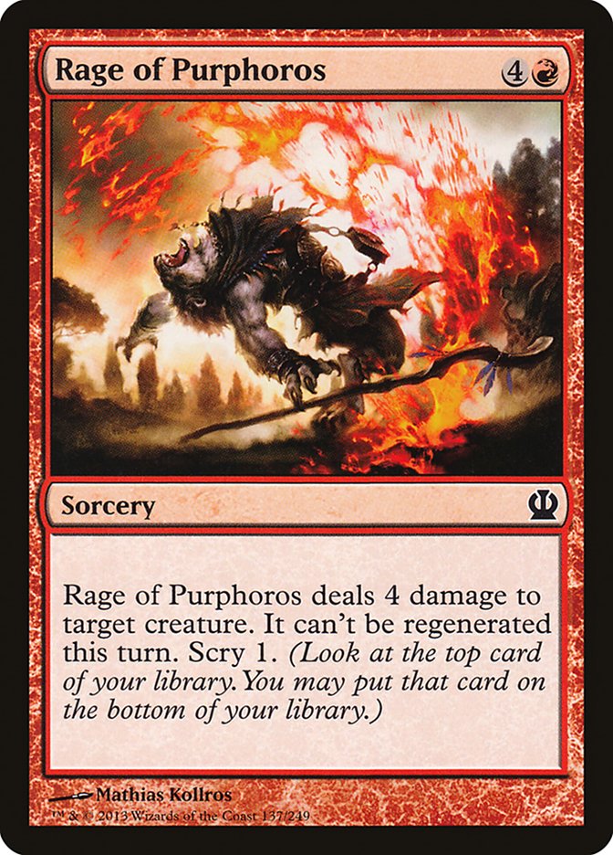 Rage of Purphoros [Theros] | Game Master's Emporium (The New GME)