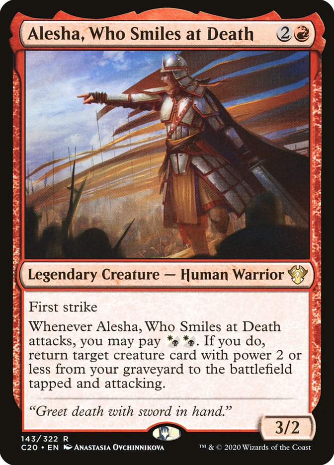 Alesha, Who Smiles at Death [Commander 2020] | Game Master's Emporium (The New GME)