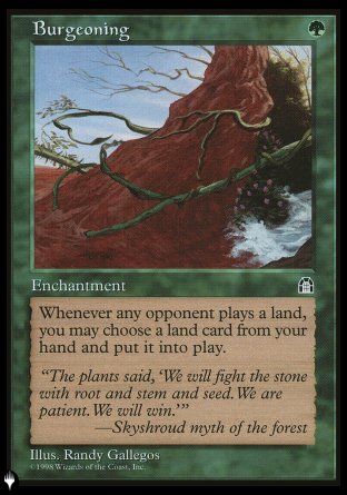 Burgeoning [The List] | Game Master's Emporium (The New GME)