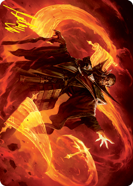 Plargg, Dean of Chaos Art Card (Gold-Stamped Signature) [Strixhaven: School of Mages Art Series] | Game Master's Emporium (The New GME)