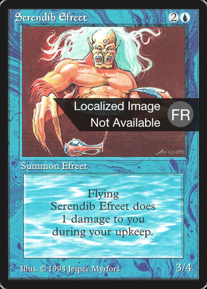 Serendib Efreet [Foreign Black Border] | Game Master's Emporium (The New GME)