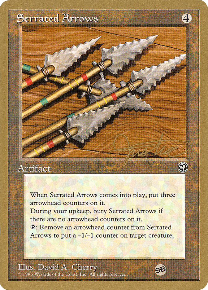 Serrated Arrows (Mark Justice) (SB) [Pro Tour Collector Set] | Game Master's Emporium (The New GME)