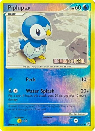 Piplup (93/130) (Diamond and Pearl) [Burger King Promos: 2008 Collection] | Game Master's Emporium (The New GME)