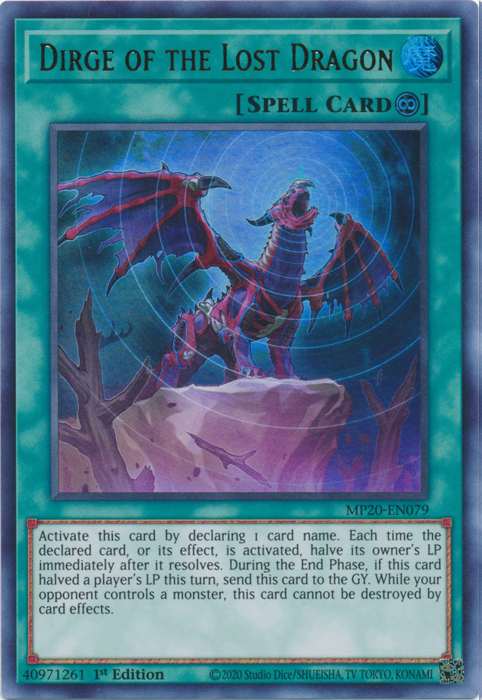 Dirge of the Lost Dragon [MP20-EN079] Ultra Rare | Game Master's Emporium (The New GME)