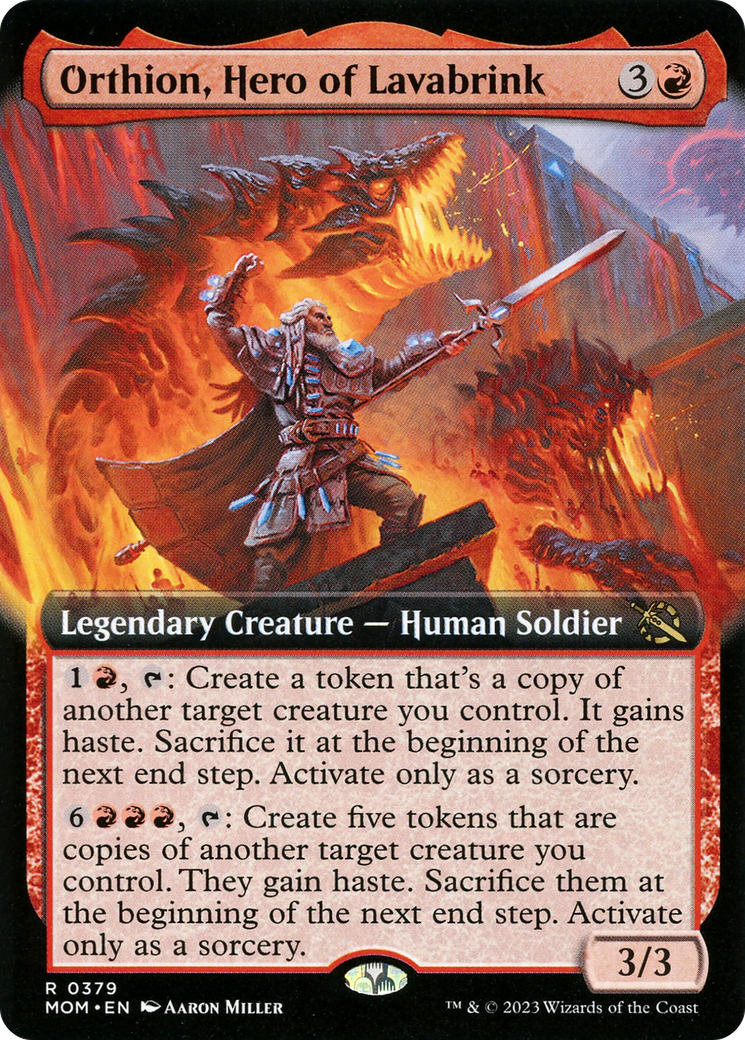 Orthion, Hero of Lavabrink (Extended Art) [March of the Machine] | Game Master's Emporium (The New GME)