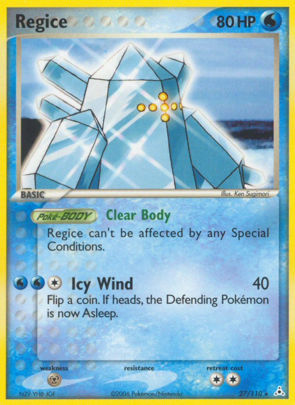 Regice (27/110) [EX: Holon Phantoms] | Game Master's Emporium (The New GME)