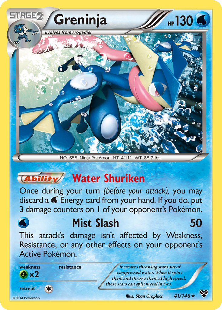 Greninja (41/146) (Cosmos Holo) (Blister Exclusive) [XY: Base Set] | Game Master's Emporium (The New GME)