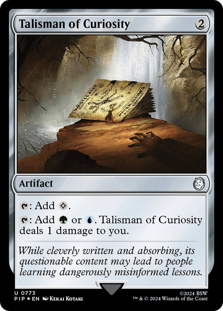 Talisman of Curiosity (Surge Foil) [Fallout] | Game Master's Emporium (The New GME)