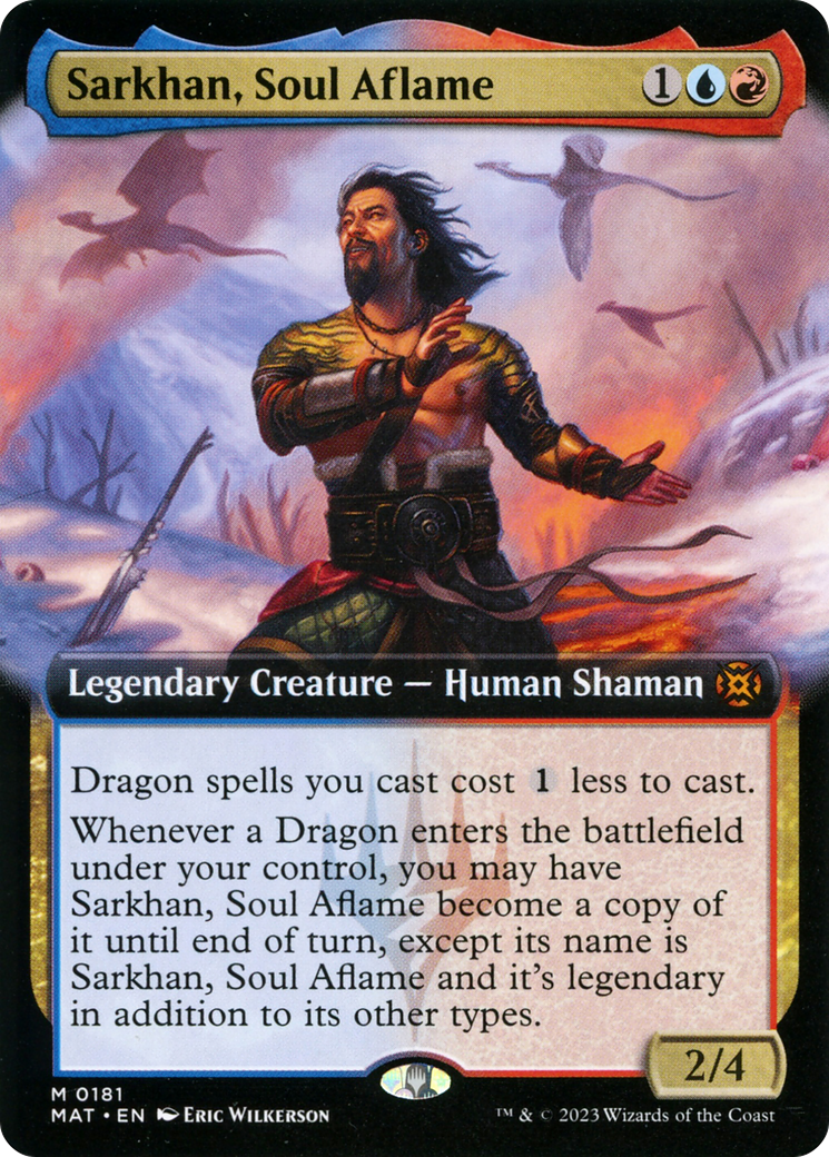 Sarkhan, Soul Aflame (Extended Art) [March of the Machine: The Aftermath] | Game Master's Emporium (The New GME)