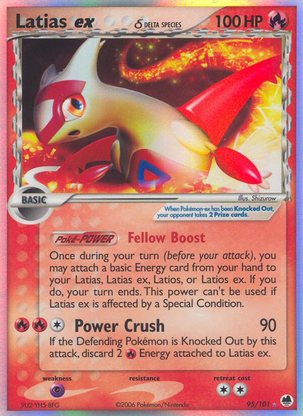 Latias ex (95/101) (Delta Species) [EX: Dragon Frontiers] | Game Master's Emporium (The New GME)