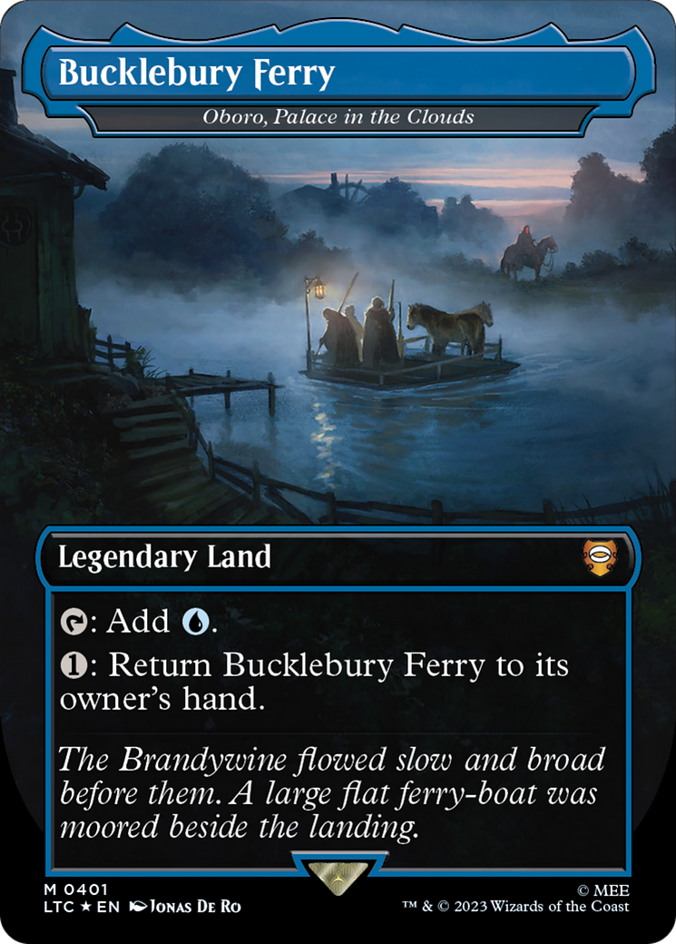 Bucklebury Ferry - Oboro, Palace in the Clouds (Surge Foil Realms and Relics) [The Lord of the Rings: Tales of Middle-Earth Commander] | Game Master's Emporium (The New GME)