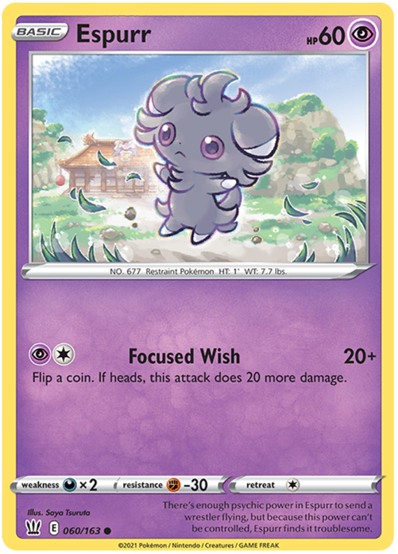 Espurr (060/163) [Sword & Shield: Battle Styles] | Game Master's Emporium (The New GME)