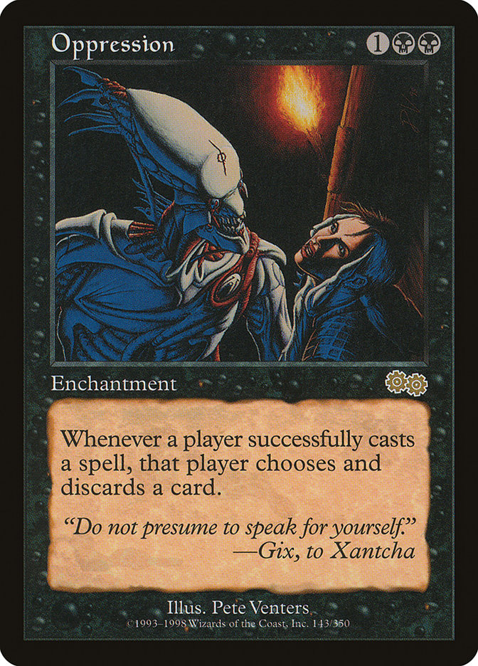 Oppression [Urza's Saga] | Game Master's Emporium (The New GME)