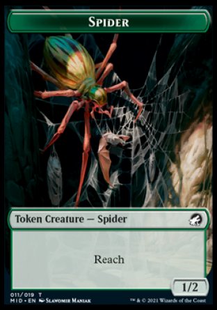 Beast (008) // Spider Double-Sided Token [Innistrad: Midnight Hunt Tokens] | Game Master's Emporium (The New GME)