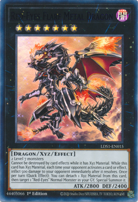 Red-Eyes Flare Metal Dragon (Purple) [LDS1-EN015] Ultra Rare | Game Master's Emporium (The New GME)