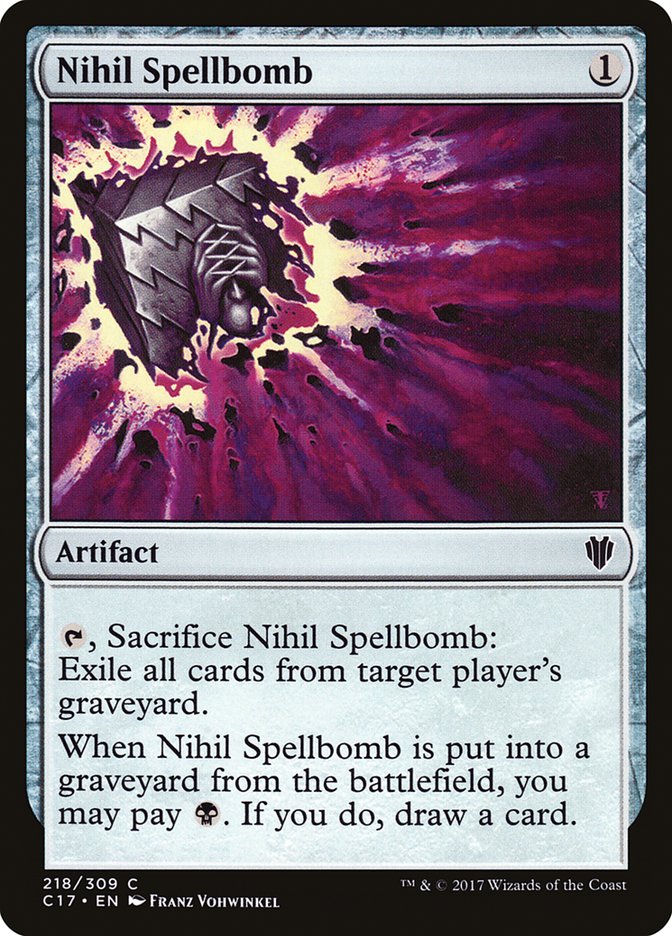 Nihil Spellbomb [Commander 2017] | Game Master's Emporium (The New GME)