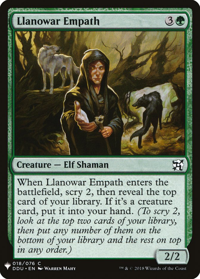 Llanowar Empath [Mystery Booster] | Game Master's Emporium (The New GME)