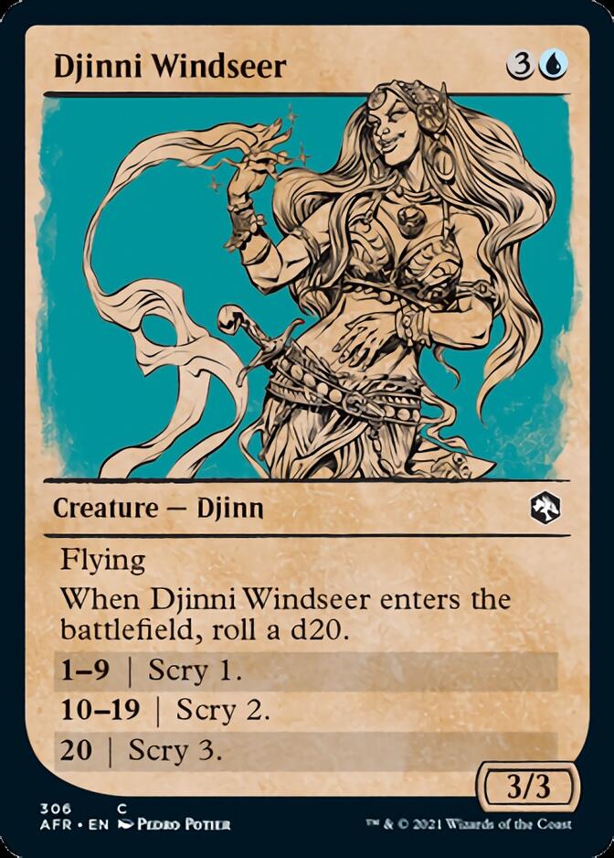 Djinni Windseer (Showcase) [Dungeons & Dragons: Adventures in the Forgotten Realms] | Game Master's Emporium (The New GME)