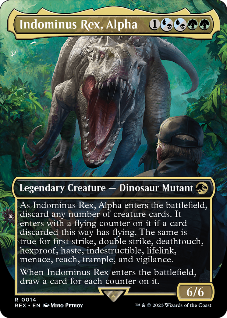 Indominus Rex, Alpha (Borderless) [Jurassic World Collection] | Game Master's Emporium (The New GME)