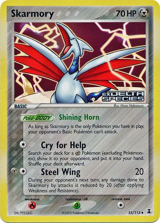 Skarmory (55/113) (Stamped) [EX: Delta Species] | Game Master's Emporium (The New GME)