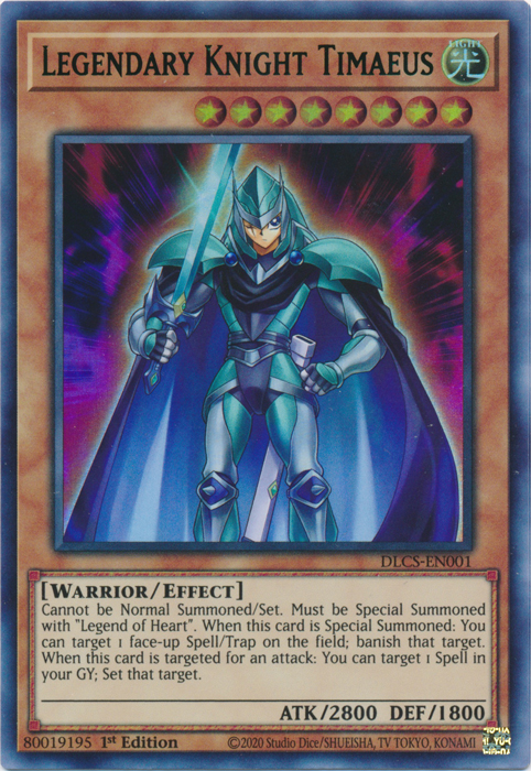 Legendary Knight Timaeus (Green) [DLCS-EN001] Ultra Rare | Game Master's Emporium (The New GME)