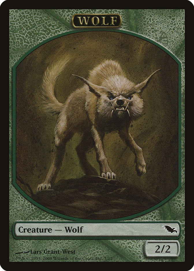 Wolf Token [Shadowmoor Tokens] | Game Master's Emporium (The New GME)
