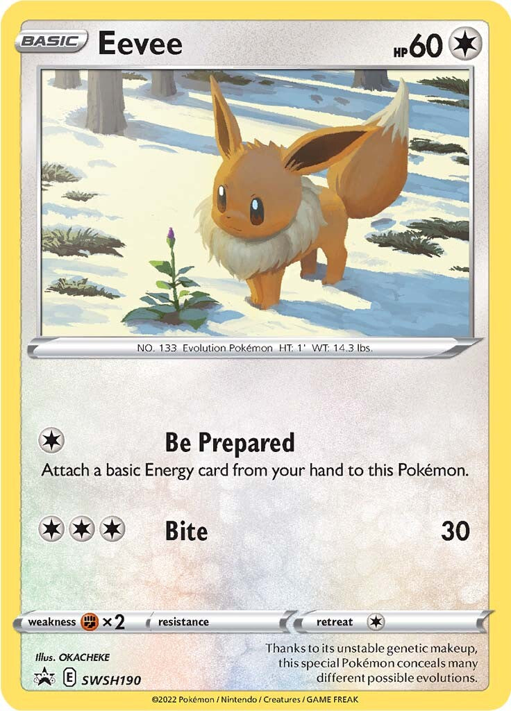 Eevee (SWSH190) [Sword & Shield: Black Star Promos] | Game Master's Emporium (The New GME)