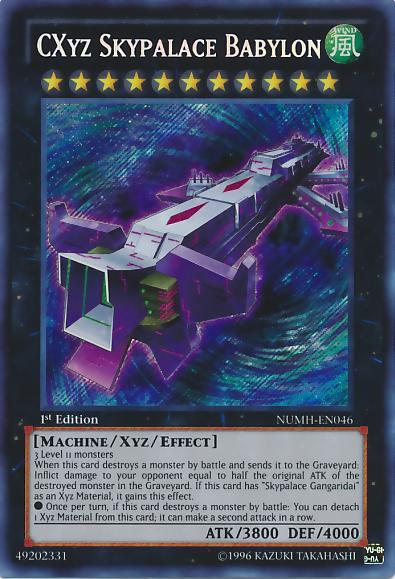 CXyz Skypalace Babylon [NUMH-EN046] Secret Rare | Game Master's Emporium (The New GME)