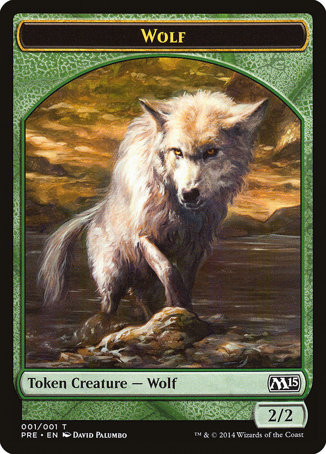 Wolf Token [Magic 2015 Prerelease Promos] | Game Master's Emporium (The New GME)