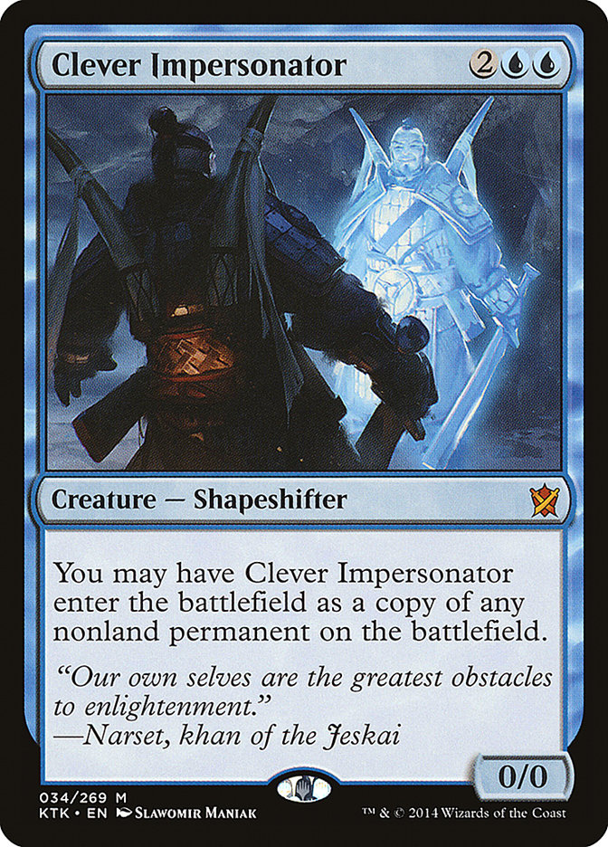 Clever Impersonator [Khans of Tarkir] | Game Master's Emporium (The New GME)