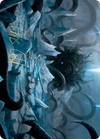 Icebreaker Kraken Art Card (Gold-Stamped Signature) [Kaldheim Art Series] | Game Master's Emporium (The New GME)