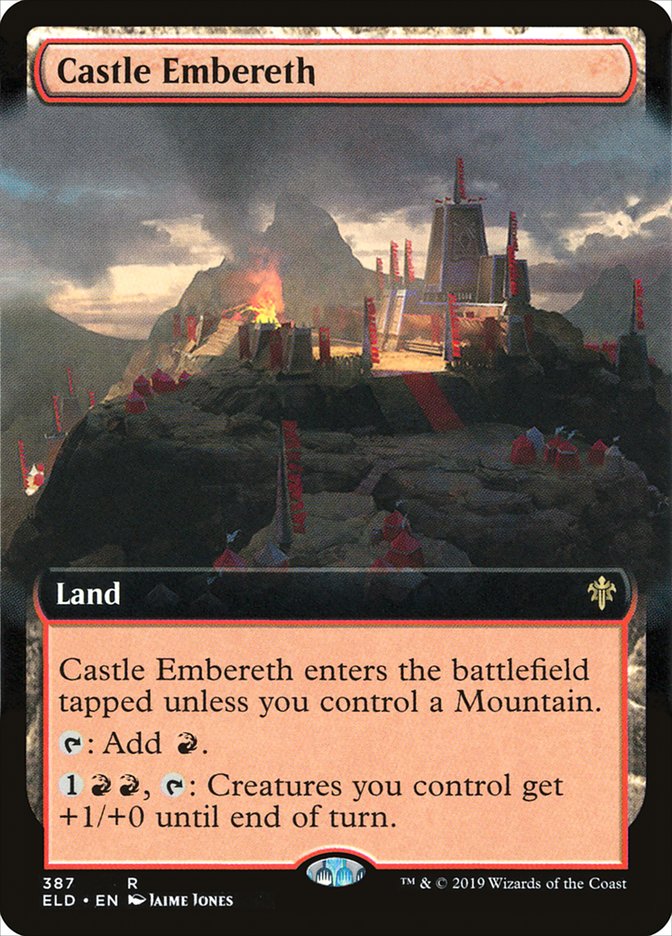 Castle Embereth (Extended Art) [Throne of Eldraine] | Game Master's Emporium (The New GME)