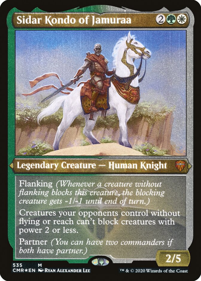 Sidar Kondo of Jamuraa (Etched) [Commander Legends] | Game Master's Emporium (The New GME)