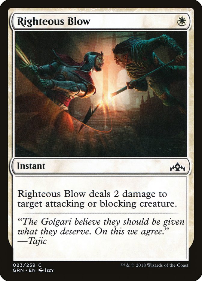 Righteous Blow [Guilds of Ravnica] | Game Master's Emporium (The New GME)