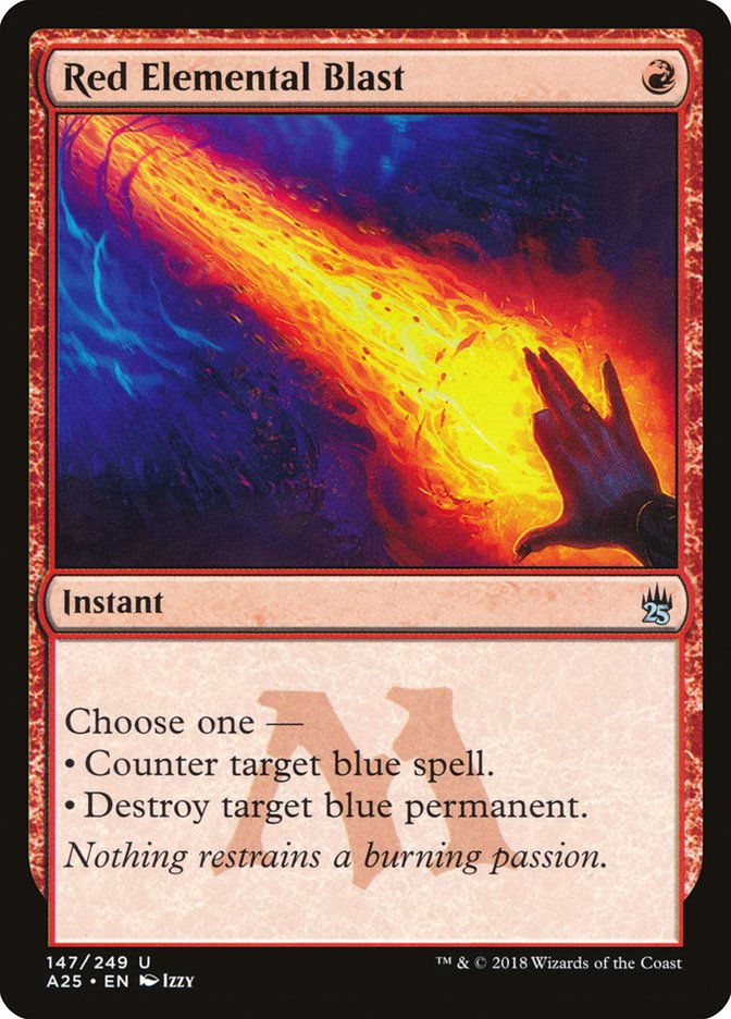Red Elemental Blast [Masters 25] | Game Master's Emporium (The New GME)