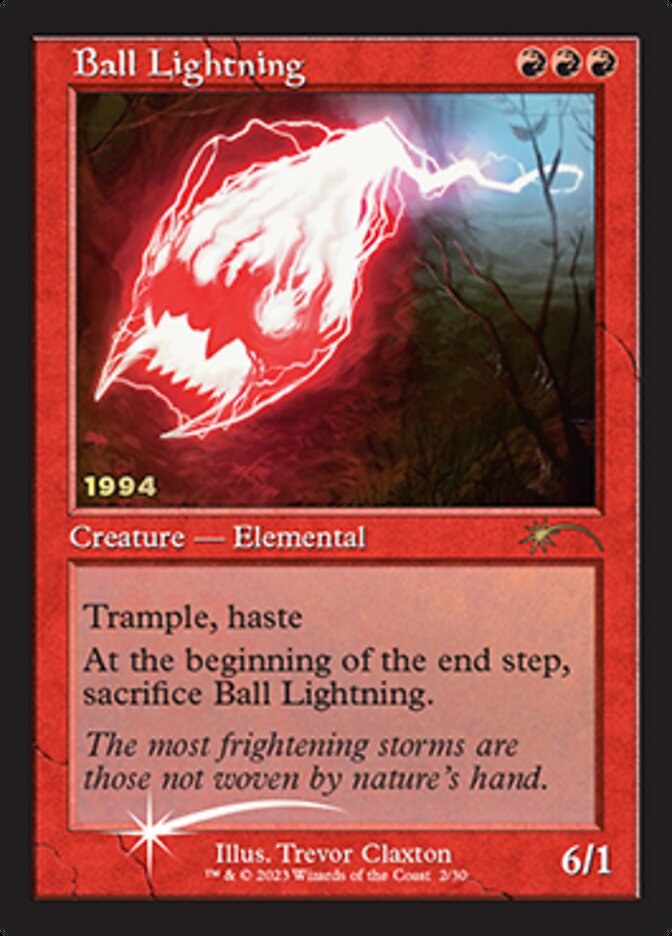 Ball Lightning [30th Anniversary Promos] | Game Master's Emporium (The New GME)
