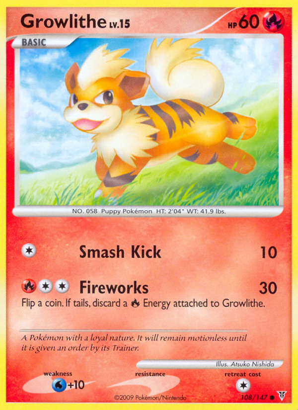Growlithe (108/147) [Platinum: Supreme Victors] | Game Master's Emporium (The New GME)